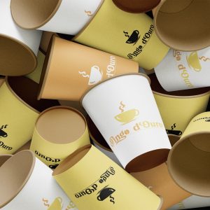 Copos descartáveis (Pingo d'Ouro - 40 Uni)